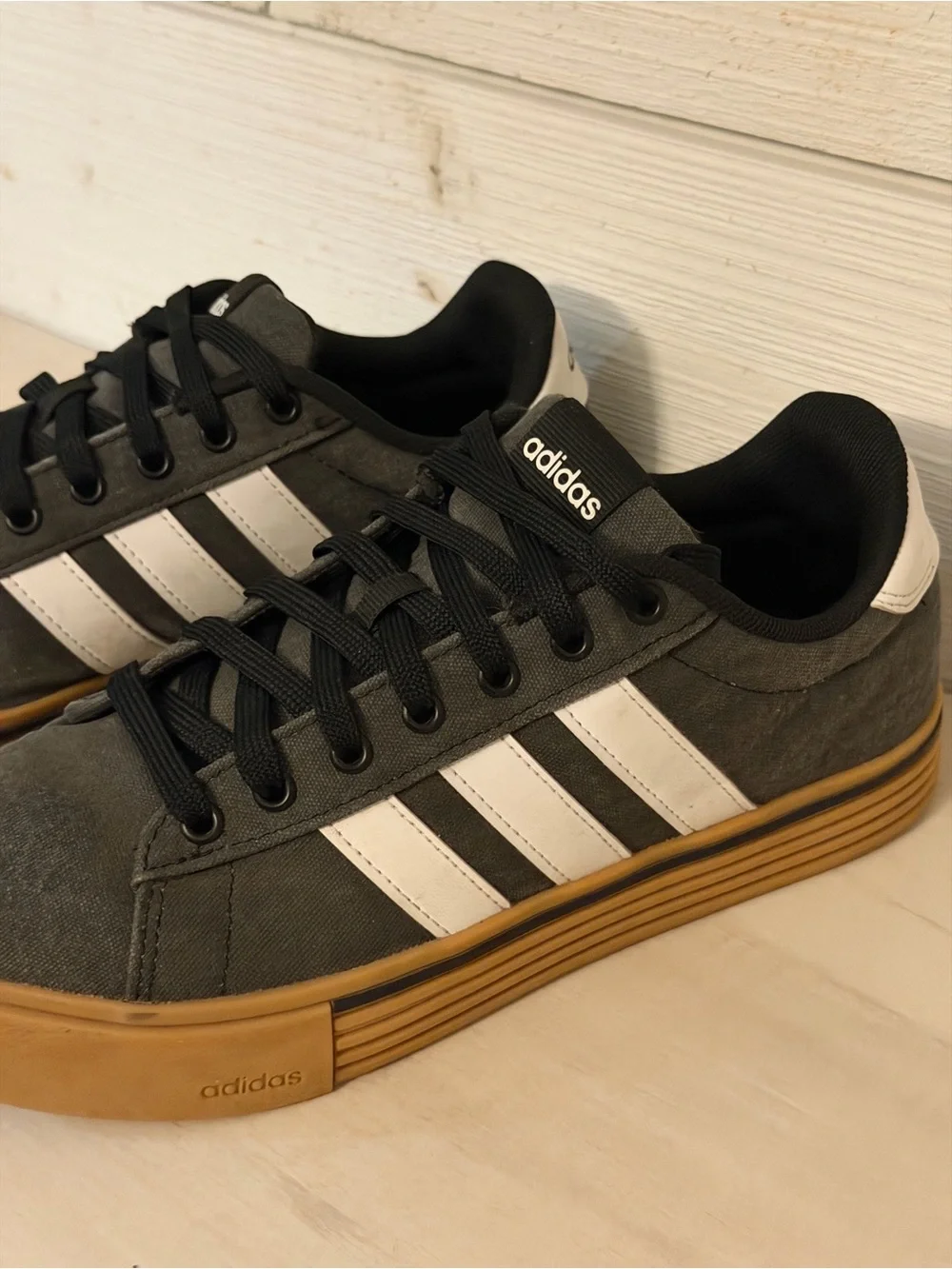 Adidas Daily 4.0 Black White Gym Bottom Skateboard Shoes IF4492 Men's Size 7.5l